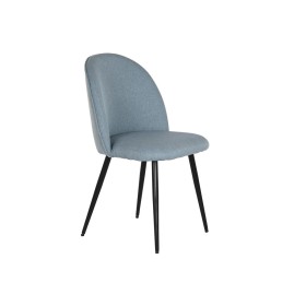 Chaise de Salle à Manger DKD Home Decor Noir Bleu 50 x 52 x 84 cm de DKD Home Decor, Chaises - Réf : S3034360, Prix : 79,82 €...