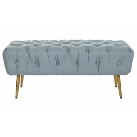 Poltrona DKD Home Decor Azul Dourado Espuma Madeira Metal Plástico 81 x 75 x 73 cm | Tienda24 - Global Online Shop Tienda24.eu