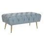 Banqueta DKD Home Decor 103 x 46 x 42 cm Azul Dorado Metal de DKD Home Decor, Sillas - Ref: S3034366, Precio: 87,92 €, Descue...