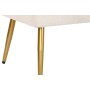 Bench DKD Home Decor 106 x 45 x 50 cm Golden Metal White by DKD Home Decor, Chairs - Ref: S3034369, Price: 159,38 €, Discount: %