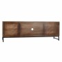 Mueble de TV DKD Home Decor 180 x 40 x 60 cm Negro Metal Blanco Madera de mango de DKD Home Decor, Mesas y soportes para TV -...