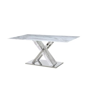 Table de Salle à Manger DKD Home Decor Verre Acier (180 x 90 x 76 cm) | Tienda24 - Global Online Shop Tienda24.eu