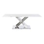 Centre Table DKD Home Decor White Silver Crystal Steel 120 x 60 x 42 cm | Tienda24 - Global Online Shop Tienda24.eu