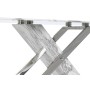 Centre Table DKD Home Decor White Silver Crystal Steel 120 x 60 x 42 cm | Tienda24 - Global Online Shop Tienda24.eu