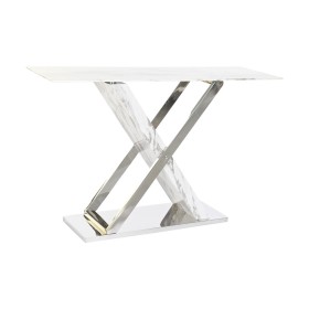 Console DKD Home Decor White Grey Silver Crystal Steel 120 x 40 x 75 cm by DKD Home Decor, Tables - Ref: S3034384, Price: 348...