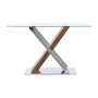 Console DKD Home Decor Transparente Prateado Catanho escuro Cristal Aço 120 x 40 x 75 cm de DKD Home Decor, Jogos de móveis -...