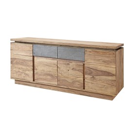 Sideboard DKD Home Decor Natural Grey (175 x 45 x 72 cm) by DKD Home Decor, Sideboards - Ref: S3034426, Price: 799,56 €, Disc...