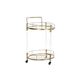 Küchenwagen DKD Home Decor Gold Metall (50 x 50 x 80 cm) von DKD Home Decor, Servierwagen - Ref: S3034446, Preis: 128,08 €, R...