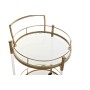 Kitchen Trolley DKD Home Decor Golden Metal Acrylic (50 x 50 x 80 cm) | Tienda24 - Global Online Shop Tienda24.eu