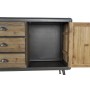 Sideboard DKD Home Decor 144 x 45 x 75 cm Fir Natural Metal Light grey | Tienda24 - Global Online Shop Tienda24.eu