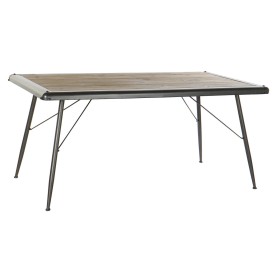 Table de Salle à Manger DKD Home Decor Sapin Naturel Métal Gris clair 161 x 90 x 75 cm de DKD Home Decor, Tables - Réf : S303...