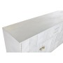 Sideboard DKD Home Decor Rhombus White Brass Mango wood (157 x 43 x 84 cm) by DKD Home Decor, Sideboards - Ref: S3034462, Pri...