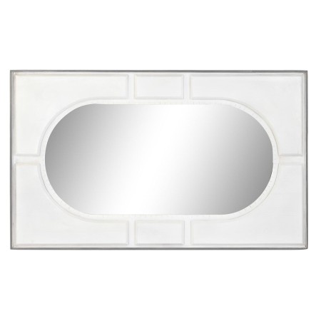 Wall mirror DKD Home Decor White Mango wood Rhombus Modern (154 x 4 x 94 cm) by DKD Home Decor, Wall-Mounted Mirrors - Ref: S...