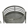 Cache-pot DKD Home Decor 3-en-1 Gris Métal Fer Loft (47 x 35 x 72 cm) | Tienda24 - Global Online Shop Tienda24.eu