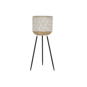 Cache-pot DKD Home Decor Métal Blanc Bicolore (31 x 31 x 86 cm) de DKD Home Decor, Cache-pots - Réf : S3034632, Prix : 39,75 ...