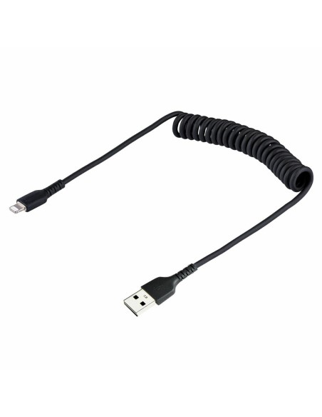 Câble USB vers Lightning Startech RUSB2ALT50CMBC Noir 50 cm | Tienda24 Tienda24.eu