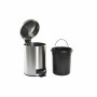 Waste bin DKD Home Decor Baths Silver Steel Basic 3 L 23 x 17,50 x 25 cm by DKD Home Decor, Waste and recycling - Ref: S30365...