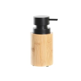 Dispensador de Sabão DKD Home Decor Preto Natural Bambu Polipropileno de DKD Home Decor, Suportes e dispensadores - Ref: S303...