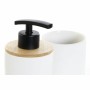 Set de Baño DKD Home Decor Blanco Blanco/Negro Metal Bambú Gres Escandinavo 30 x 40 cm 8 x 8 x 18 cm (2 Unidades) de DKD Home...