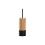 Toilet Brush DKD Home Decor Black Natural Bamboo 10 x 10 x 36,8 cm by DKD Home Decor, Toilet accessories - Ref: S3036724, Pri...