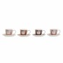 Set di Tazze da Caffè DKD Home Decor Bianco Marrone Rosa 90 ml 4 Pezzi di DKD Home Decor, Tazze - Rif: S3036868, Prezzo: 16,4...