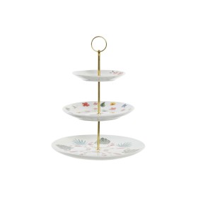 Frutero DKD Home Decor Multicolor Metal Porcelana 27 x 27 x 34 cm de DKD Home Decor, Cuencos y tazones - Ref: S3036959, Preci...