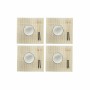 Set per Sushi DKD Home Decor Bambù Gres Bianco Orientale 14,5 x 14,5 x 31 cm (16 Pezzi) di DKD Home Decor, Piatti e teglie - ...