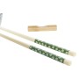 Set de Sushi DKD Home Decor Bambú Gres Blanco Verde Oriental 30 x 21 x 7 cm (6 Piezas) de DKD Home Decor, Platos y fuentes - ...