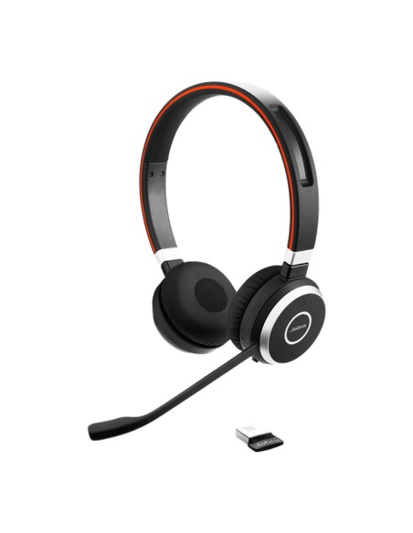 Kopfhörer mit Mikrofon Jabra 6599-833-499 Schwarz | Tienda24 Tienda24.eu