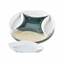 Set de Aperitivo DKD Home Decor Madera 22 x 22 x 1 cm Hojas Verde Gres de DKD Home Decor, Platos y fuentes - Ref: S3037250, P...