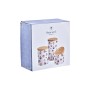 Set de 3 Botes DKD Home Decor Natural Blanco Multicolor Bambú Gres 10 x 10 x 17 cm Cupcake de DKD Home Decor, Almacenamiento ...