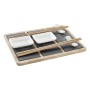 Conjunto de sushi DKD Home Decor Bambu Ardósia Preto Natural Oriental 25 x 19 x 3 cm | Tienda24 - Global Online Shop Tienda24.eu