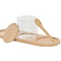 Azucarero DKD Home Decor Básico Transparente Natural Bambú 3 Piezas 8,5 cm 29 x 10 x 10 cm de DKD Home Decor, Azúcar y leche ...