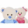 Oso de Peluche DKD Home Decor Beige Azul Rosa Infantil Oso 25 x 25 x 50 cm (2 Unidades) de DKD Home Decor, Animales y figuras...