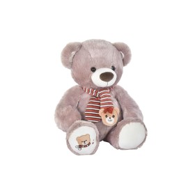 Plüschbär DKD Home Decor Weiß Schal Braun Für Kinder Bär 50 x 30 x 60 cm von DKD Home Decor, Tiere und Figuren - Ref: S303742...