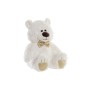 Teddy Bear DKD Home Decor Bow tie White Golden Metal Children's Bear 30 x 40 cm 30 x 30 x 36 cm by DKD Home Decor, Animals an...