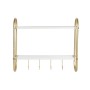 Perchero de Pared DKD Home Decor Metal MDF Glam (50 x 15 x 43 cm) de DKD Home Decor, Percheros de pared - Ref: S3037480, Prec...