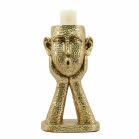 Candleholder DKD Home Decor Golden Resin 18 x 13,5 x 31,5 cm by DKD Home Decor, Candelabras and candle holders - Ref: S303760...