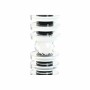 Candleholder DKD Home Decor 6 x 6 x 28 cm Crystal Black Transparent | Tienda24 - Global Online Shop Tienda24.eu