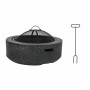 Feuerschale DKD Home Decor Fiberglas Schwarz Grau Metall (59 x 59 x 33 cm) von DKD Home Decor, Feuerschalen & -körbe - Ref: S...