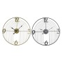 Reloj de Pared DKD Home Decor Negro Dorado Metal Moderno 45 x 3 x 45 cm (2 Unidades) de DKD Home Decor, Relojes de pared - Re...