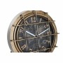 Orologio da Tavolo DKD Home Decor Mappamondo 22 x 17 x 29 cm Cristallo Argentato Nero Dorato Bianco Ferro (2 Unità) di DKD Ho...