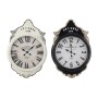 Reloj de Pared DKD Home Decor Blanco Negro Cristal Hierro 61 x 6 x 89 cm (2 Unidades) | Tienda24 - Global Online Shop Tienda24.eu