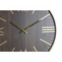 Orologio da Parete DKD Home Decor 40 x 4 x 40 cm Nero Marrone Ferro Pendolo Legno MDF (2 Unità) di DKD Home Decor, Orologi da...