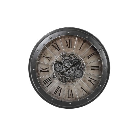 Orologio da Parete DKD Home Decor Ingranaggi Nero Rame Ferro 80 x 8 x 80 cm di DKD Home Decor, Orologi da parete - Rif: S3037...