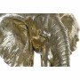 Figura Decorativa DKD Home Decor Elefante Negro Dorado Metal Resina (60 x 36 x 73 cm) de DKD Home Decor, Adornos - Ref: S3037...