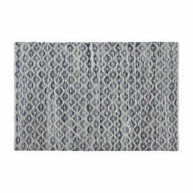 Tapis DKD Home Decor Bleu Blanc (120 x 180 x 1 cm) de DKD Home Decor, Tapis - Réf : S3037898, Prix : 44,00 €, Remise : %