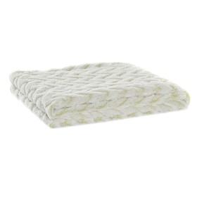 Coperta DKD Home Decor Zig zag 130 x 170 x 2 cm Bianco Montagna di DKD Home Decor, Coperte e copriletti - Rif: S3037915, Prez...