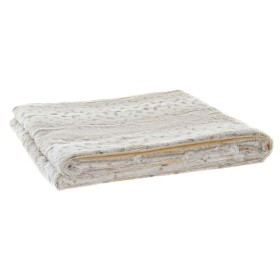 Couverture DKD Home Decor Sauvage 130 x 170 x 2 cm Beige Blanc Montagne de DKD Home Decor, Couvertures et couvre-lits - Réf :...