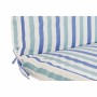 Coussin DKD Home Decor Blanc Bleu ciel Blue marine Rayures 190 x 60 x 5 cm (190 x 60 x 5 cm) de DKD Home Decor, Coussins - Ré...